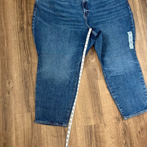 NEW Old Navy Curvy High-Waisted OG Straight Ankle Jeans Sz 28 - Picture 7 of 9
